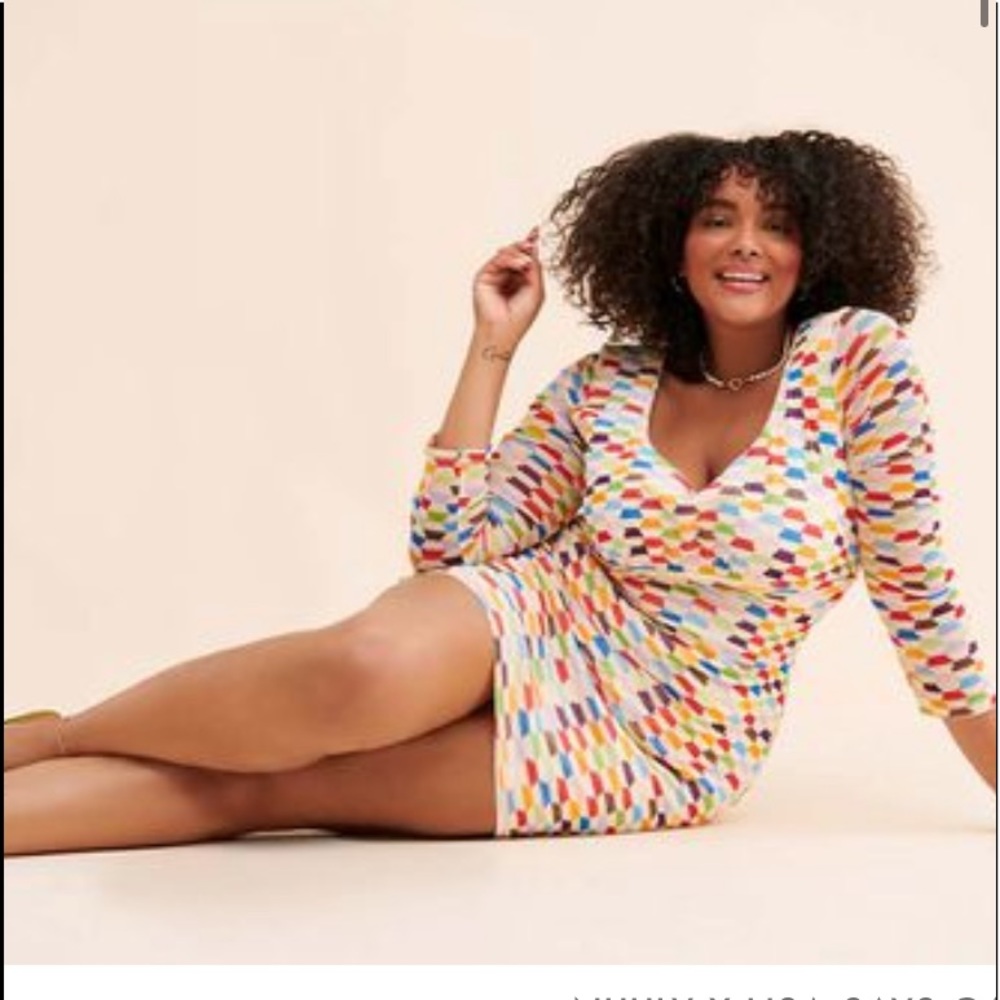 Lisa says gah! Geometric dress new with tags from nuuley